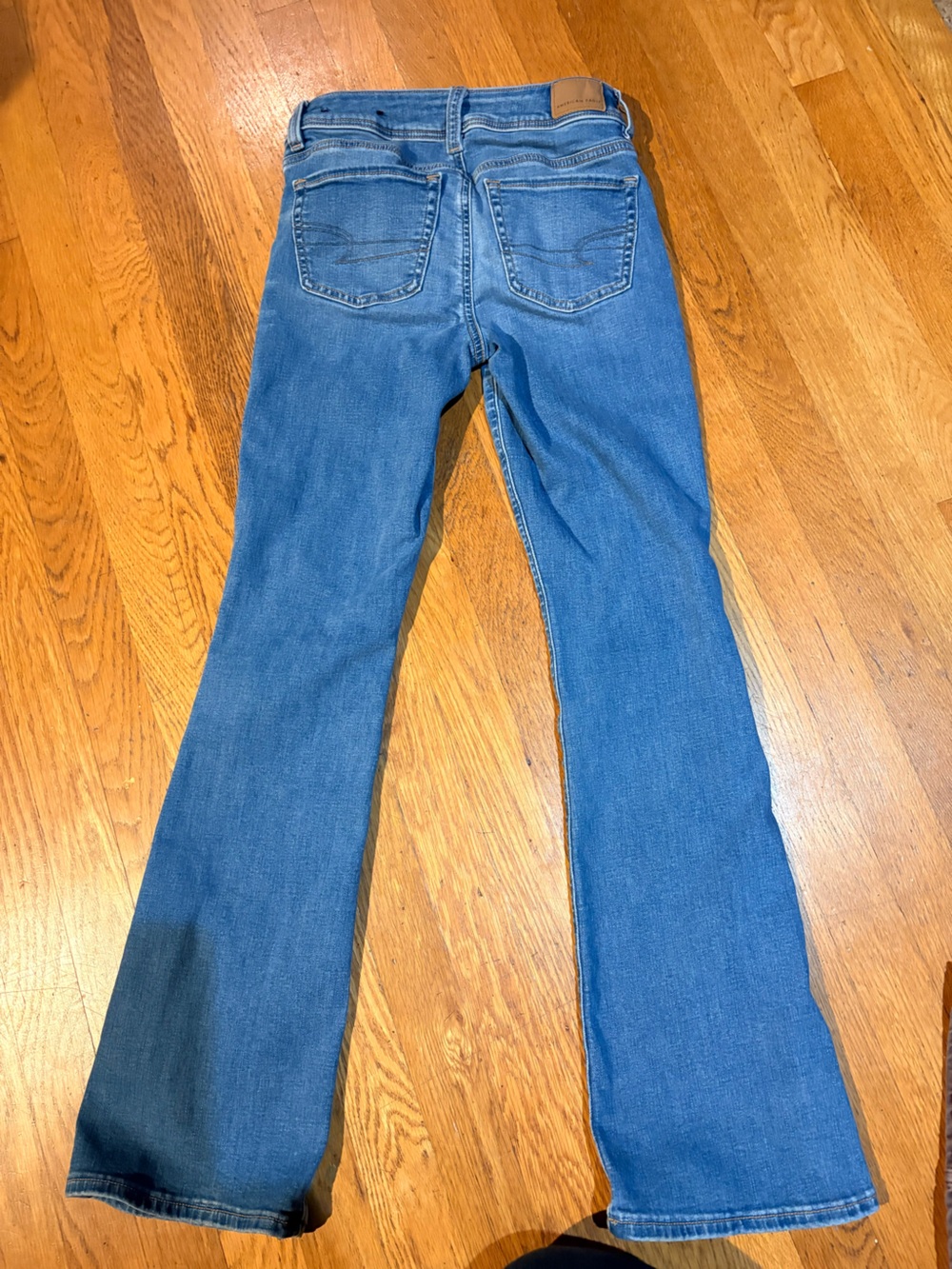 American Eagle Outfitters Next Level Stretch Blue Jeans- size 00